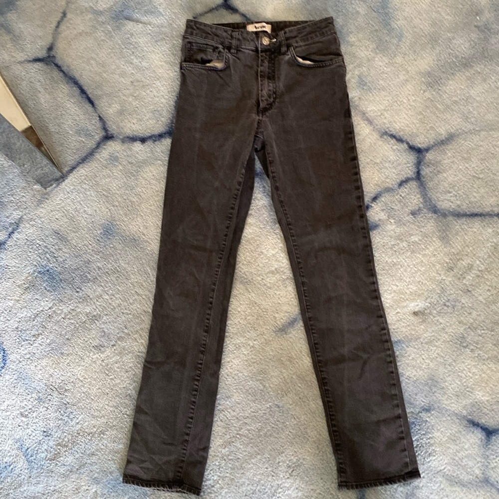 Acne black jeans size 29 boot cut